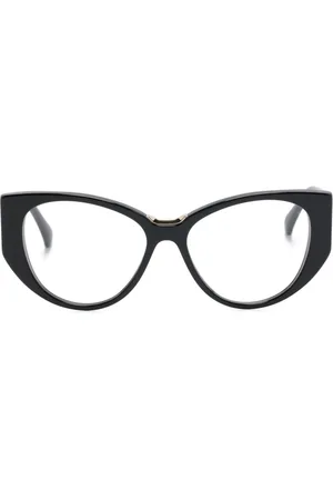 Max Mara Logo-engraved cat-eye glasses