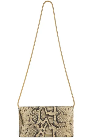 Jil Sander Small snakeskin-print folded bag