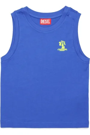Diesel Palm tree-print tank top