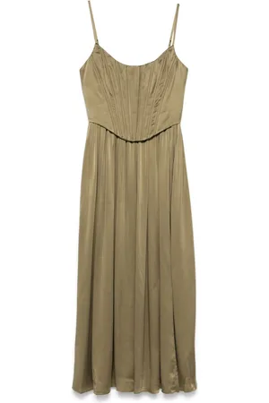 ZIMMERMANN Corset-style midi dress