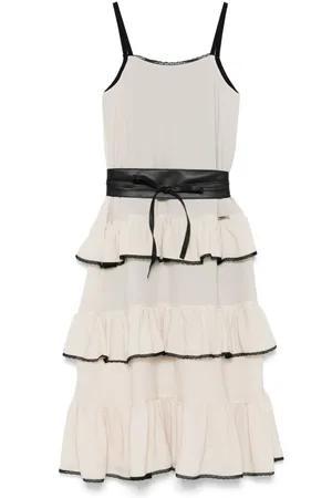 MONNALISA Ruffled-detailing dress
