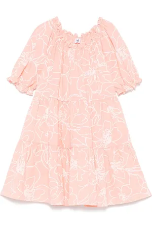 Il gufo Floral-print dress