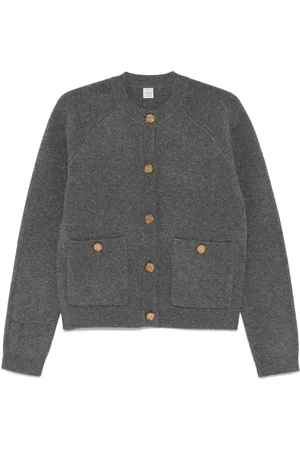 Totême Hammered-buttons cardigan