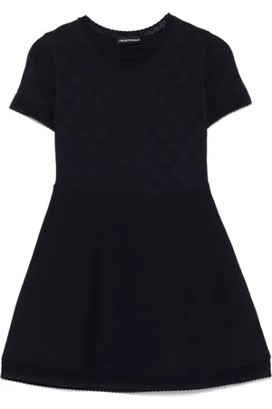 Emporio Armani Logo-jacquard dress