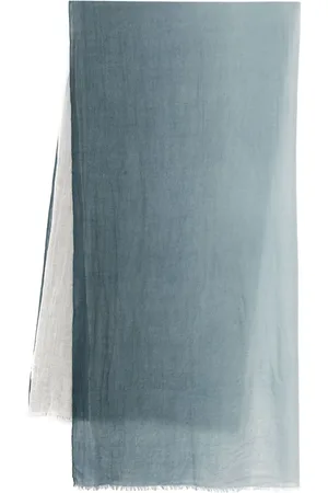 N.PEAL Dip-dye cashmere scarf