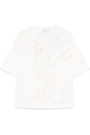 FORTE FORTE Sequin-embellished T-shirt