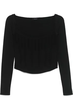 MUGLER Boning-detail sweater