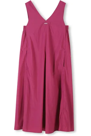 DKNY Logo-appliqu?? midi dress