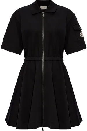 Moncler Zip-up cotton polo dress