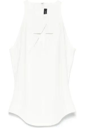 MUGLER Star-motif tank top