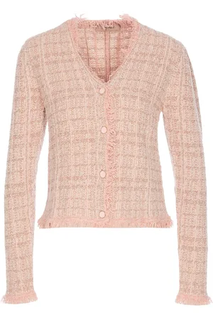 Twin-Set Frayed-edge jacket