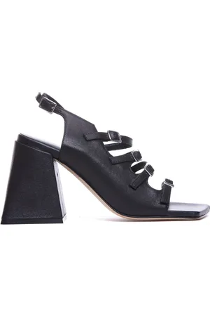 vic matiè 100mm leather sandals