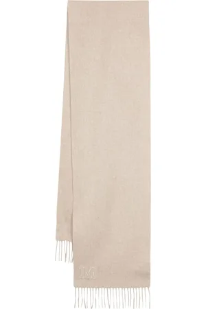 Max Mara Cashmere fringed scarf