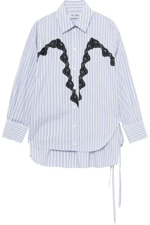 The Attico Lace-trim shirt