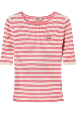 Twin-Set Striped short-sleeve T-shirt