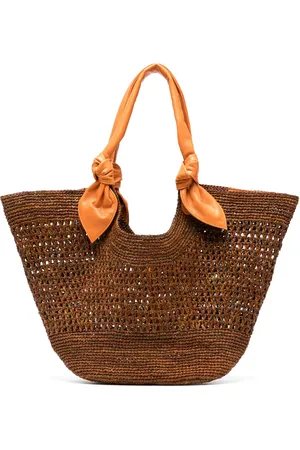 Hereu Straw tote bag