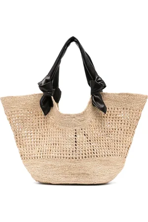 Hereu Straw tote bag