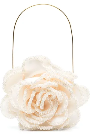 VANINA Rose Des Vents clutch bag