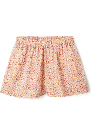 Il gufo Floral-print shorts
