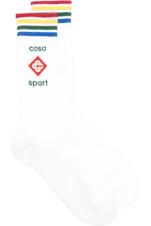 Casablanca Intarsia-logo socks