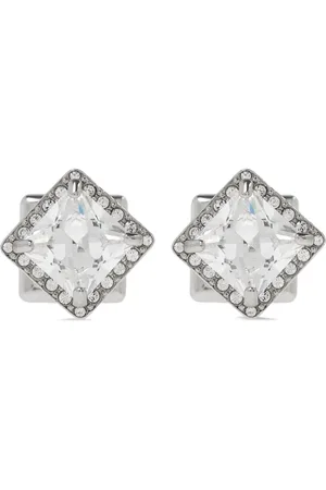 Balenciaga Crystal-embellished stud earrings