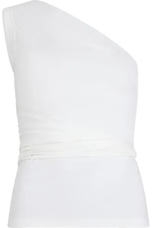 Patou One-shoulder cotton top