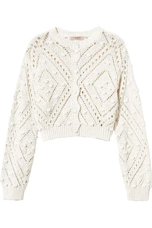 Twin-Set Crochet-knit cardigan