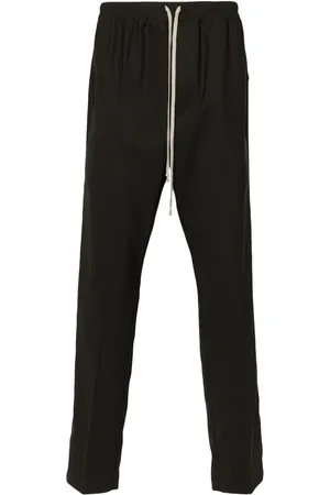 Rick Owens Pressed-crease straight trousers