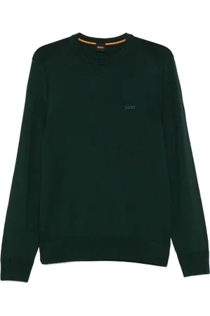 HUGO BOSS Logo-embroidered sweater