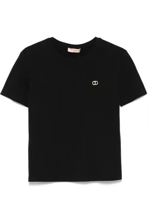 Twin-Set Oval T-plaque T-shirt