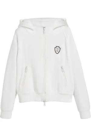 Brunello Cucinelli Logo-patch zipped hoodie