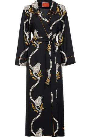La DoubleJ Graphic-print midi dress