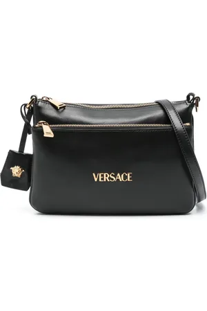 VERSACE Tag leather cross body bag