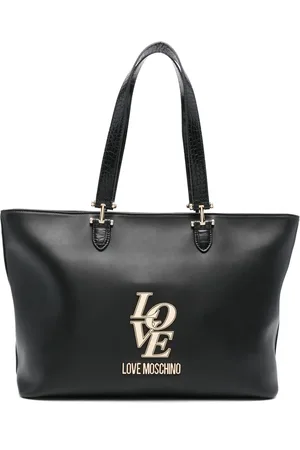 Moschino Logo-plaque tote bag