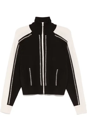 Rokh Embroidered Knitted track jacket