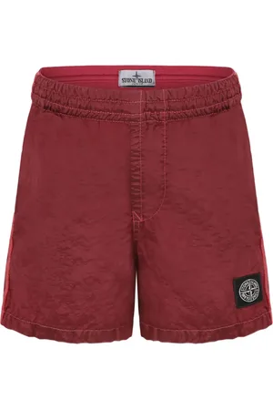 Stone Island Logo-tag swim shorts
