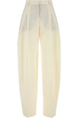 The Andamane Ivory gabardine pant