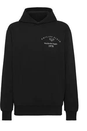 Philipp Plein Logo-plaque hoodie