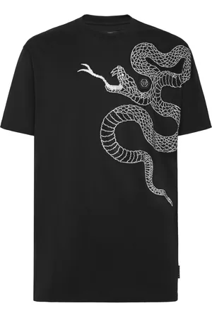 Philipp Plein Snake-embellished T-shirt