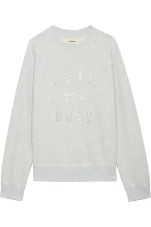 Zadig & Voltaire Rhinestone-embellished sweatshirt