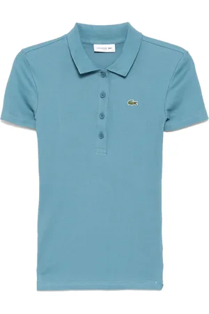 Lacoste Ribbed polo top