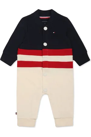Tommy Hilfiger Embroidered-logo romper
