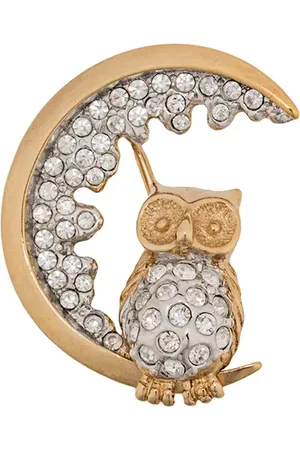 Susan Caplan 1960s Attwood & Sawyer Night Owl brooch