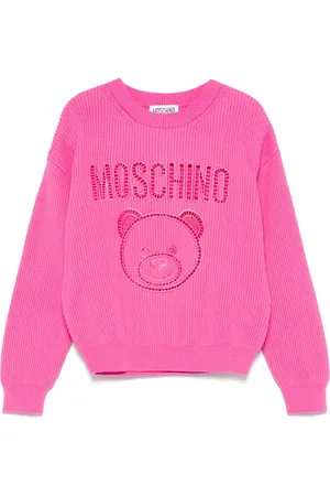 Moschino Logo-embroidered sweater