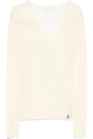 Patrizia Pepe Fine-knit V-neck sweater