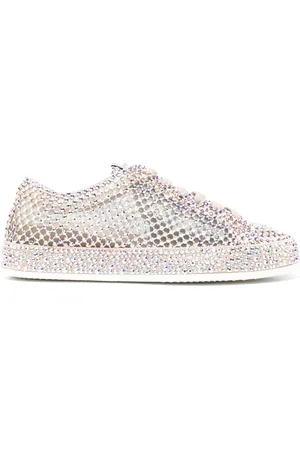 LE SILLA Crystal-embellished sneakers