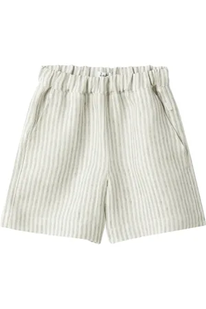 Il gufo Striped shorts