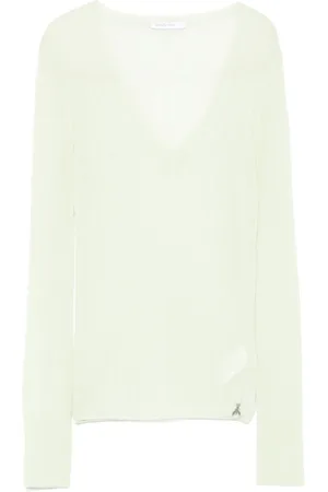 Patrizia Pepe Fine-knit V-neck sweater