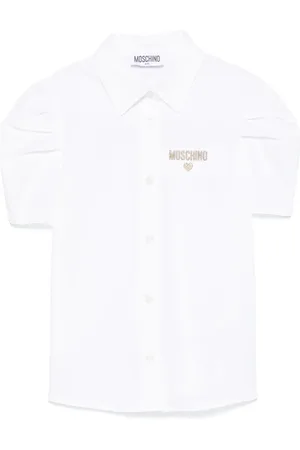 Moschino Logo-embroidered blouse