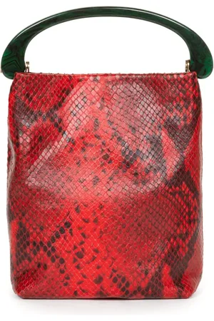 DRIES VAN NOTEN Snakeskin-print mini bag